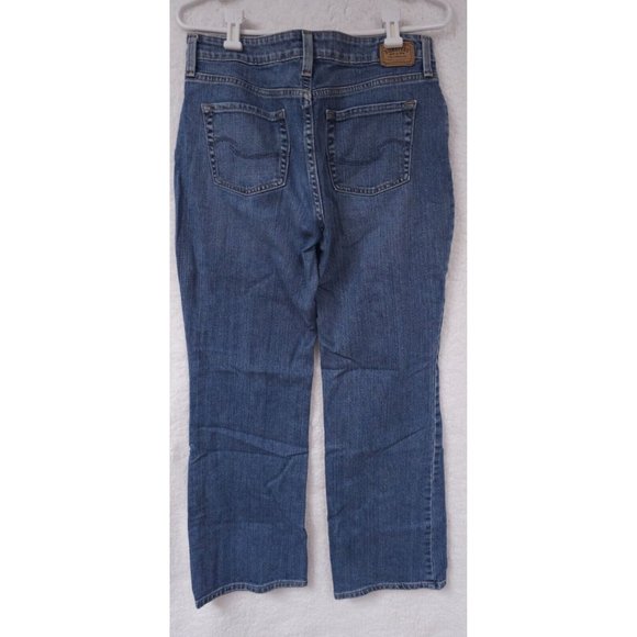 Levis Signature Womens Misses 10 Long Bootcut Mid Rise Denim Jeans 28X31 - Picture 5 of 11
